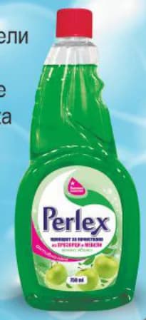 Perlex Препарат за стъкла и мебели пълнител, Бурлекс