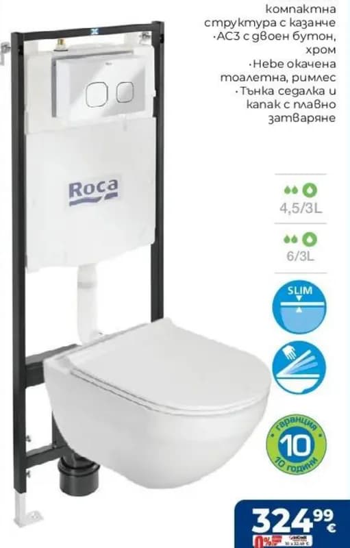 roca Roca Комплект структура за вграждане Active One, Практикер