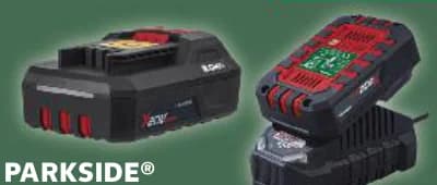 parkside PARKSIDE Комплект зарядно 2,4 A + батерия 2 Ah 20 V, cheap.bg