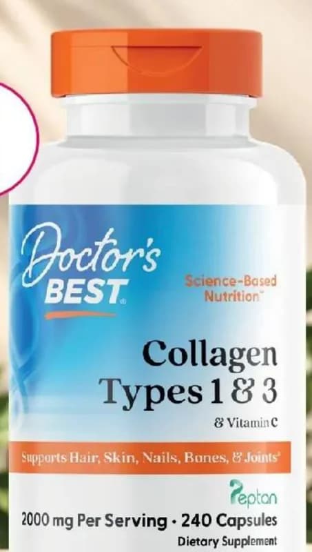 Doctor's Best Collagen Types 1 & 3 & Vitamin C, BENU Аптеки