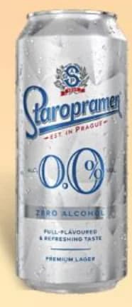 staropramen STAROPRAMEN Бира 0.0%, кен, T MARKET