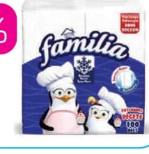 familia Familia Салфетки 30 x 30, 100 бр./оп., Lilly Drogerie