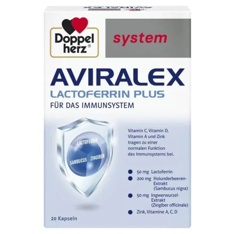 doppelherz DOPPELHERZ System Авиралекс Капсули За Силен Имунитет Х20 1 бр, cheap.bg