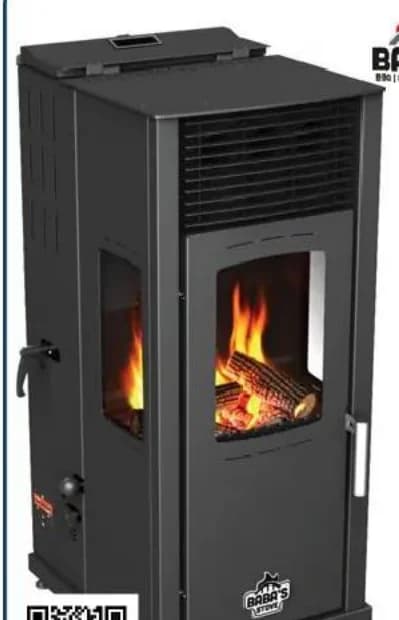 baba s BABA'S Камина на дърва и пелети ECO PLUS 259059, Практикер