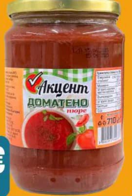aktsent Акцент Доматено пюре, Бурлекс