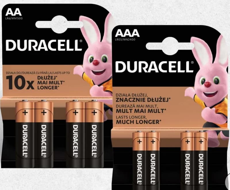 duracell DURACELL Алкални батерии Basic, AAA, AA, Fantastico