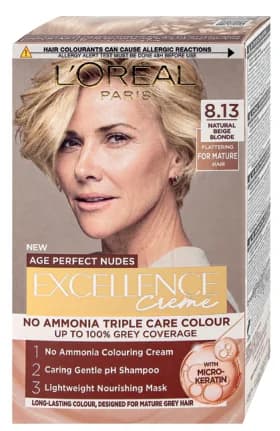 l oreal paris L'ORÉAL PARIS Excellence Creme Age Perfect Nudes Боя за коса, нюанс 8.13, dm