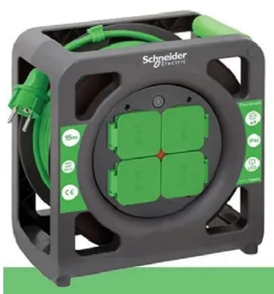 Schneider Electric Макара с удължител 15м, детска защита