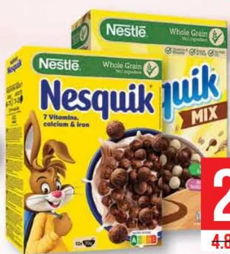 nestle NESTLE Зърнена закуска различни видове, cheap.bg