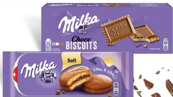 MILKA Бисквити Choc&Choc, Choco Biscuit, T MARKET