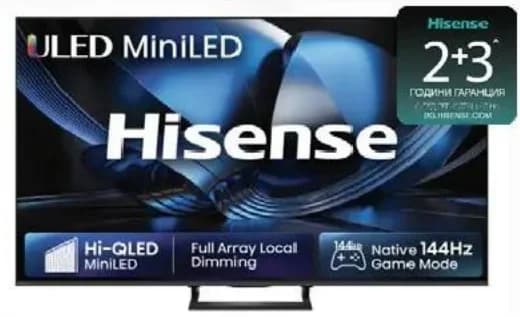 hisense Hisense 4K Mini LED телевизор 65U7SE, Технополис