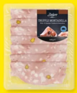 deluxe DELUXE Мортадела С трюфели и шамфъстъци Нарязана, cheap.bg