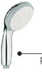 grohe GROHE Vitalio Go 100 mm ръчен душ с една струя, Masterhaus