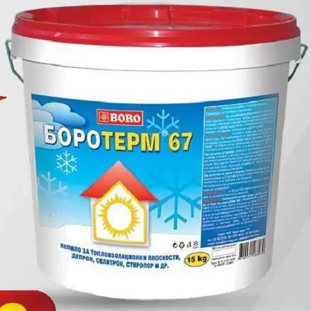 boro BORO Боротерм 67 – лепило за изолации – 5 кг, Boro Teracol