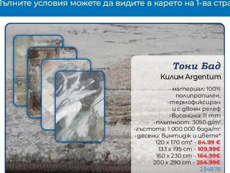 toni bad Тони Бад Килим Argentum, Практикер
