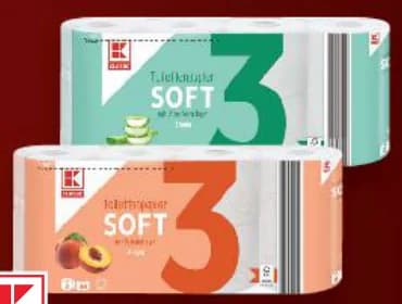 K-Classic Тоалетна хартия трипластова различни видове, Kaufland