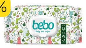 Bebo Влажни кърпички с екстракт Алое вера или Лайка, Lilly Drogerie