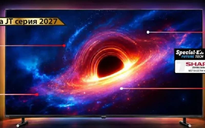 Sharp 4K Ultra HD 144Hz QLED MiniLED Google TV 65", Интерсервиз Узунови