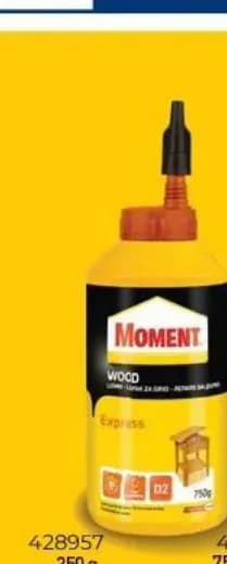 moment Moment Wood Express бързосвързващо лепило за дърво, Практикер