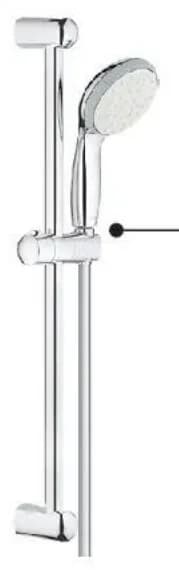 grohe GROHE Vitalio Go 100 душ гарнитура с тръбно окачване 620 mm, Masterhaus