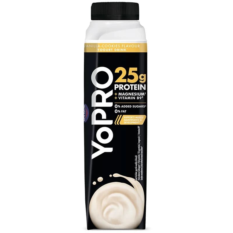 yopro ЙоПРО Протеинова Млечнокисела Напитка Danone Ванилия и Бисквитки 300 г, cheap.bg
