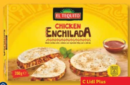 el tequito EL TEQUITO Енчилада с пиле, Lidl