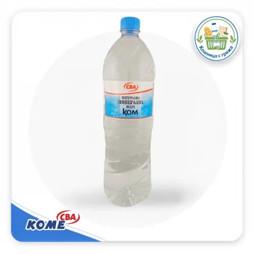 вода минерална натурална СВА 1.5л, CBA