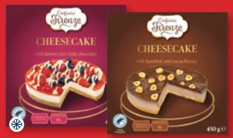 confiserie firenze CONFISERIE FIRENZE Чийзкейк с бял шоколад и горски плодове или с лешници и вкус на какао, cheap.bg
