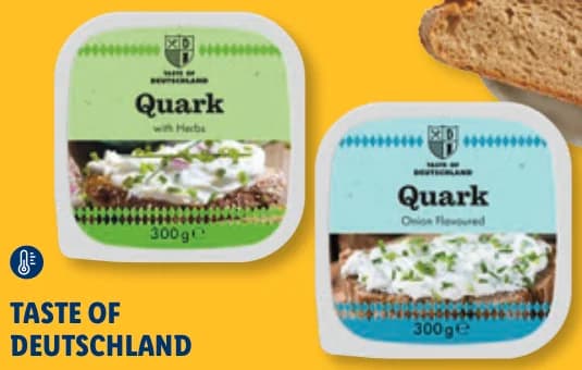 taste of deutschland TASTE OF DEUTSCHLAND Кварк с подправки, Lidl
