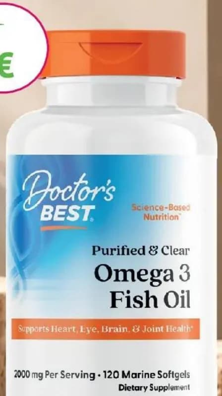Doctor's Best Omega 3 Fish Oil, BENU Аптеки