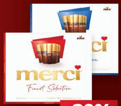 Merci Шоколадови бонбони, Kaufland