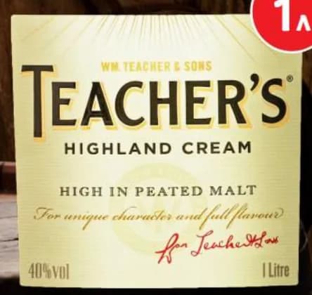 teacher s TEACHER'S Уиски Highland Cream, T MARKET