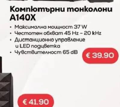 f d F&D Компютърни тонколони A140X, Технополис