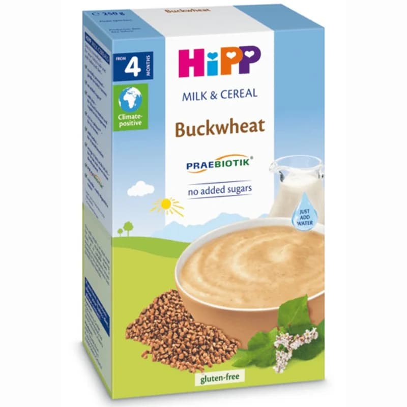 hip Хип Био Каша Hipp Пребиотик Млечна Елда без Глутен 250 г, cheap.bg