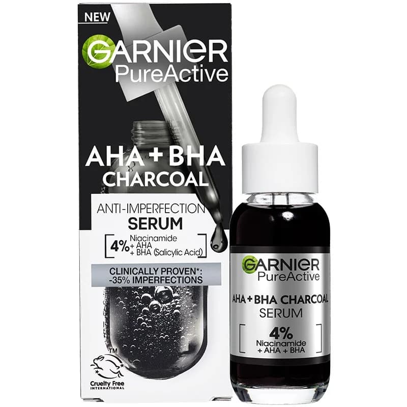 Гарниер Серум Против Несъвършенства Pure Active Charcoal 30 мл, eBag