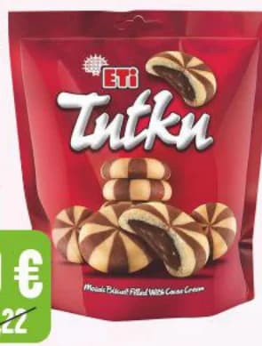Eti Тутку бисквити 120г, Бурлекс