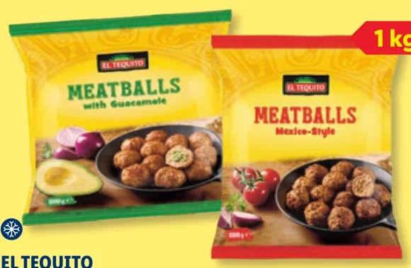 el tequito EL TEQUITO Кюфтета в мексикански стил или с гуакамоле, Lidl