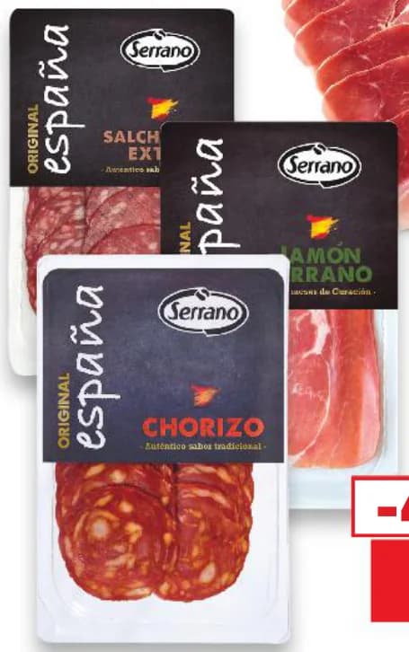 serrano SERRANO Хамон, салчичон или чоризо, слайс, cheap.bg