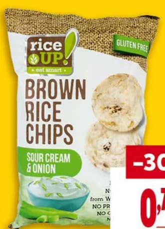 RICE UP Оризов чипс, Billa