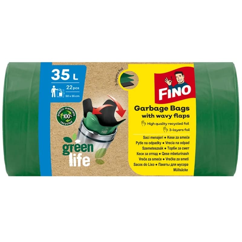 fino Фино Торби за Смет Green Изи Пак 22бр 50x55см 35 л, cheap.bg