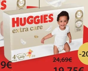 Huggies EXTRA CARE Пелени, р-р 4, 8-16 кг, Lilly Drogerie