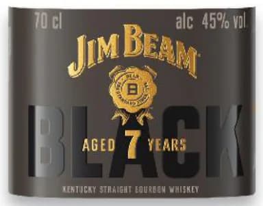 jim beam Jim Beam Бърбън уиски Black Extra Aged 7 години, Kaufland