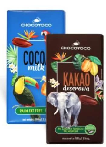 chocotoco Chocotoco Какаово блокче различни видове, T MARKET