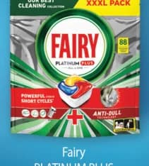 fairy Fairy Таблетки за съдомиялна PLATINUM PLUS, Lilly Drogerie
