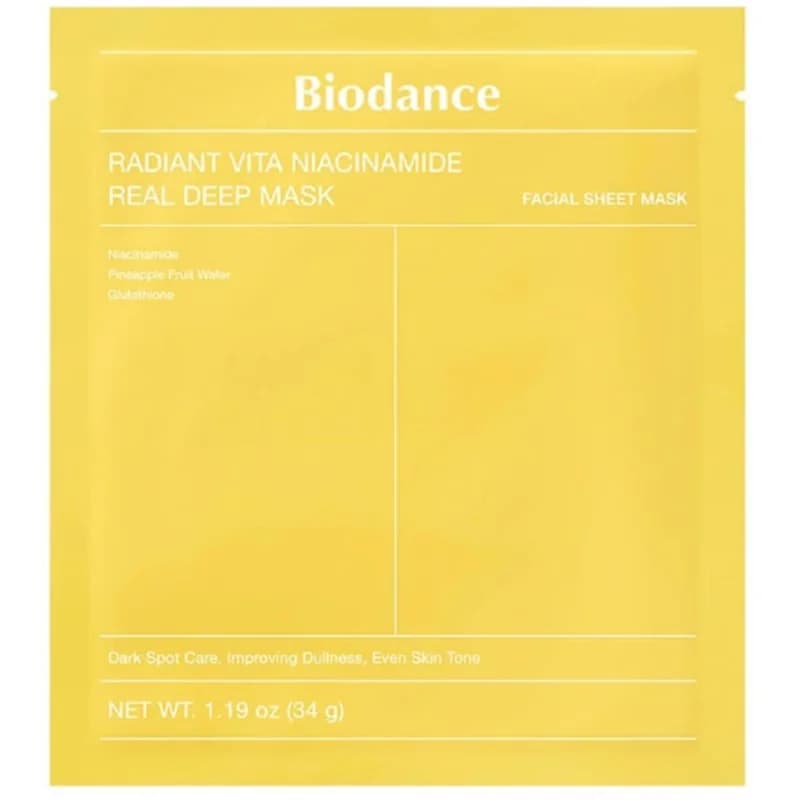 biodance Biodance Маска за Лице с Глутатион, Ниацинамид, Хиалуронова Киселина и Куркума 34 г, cheap.bg