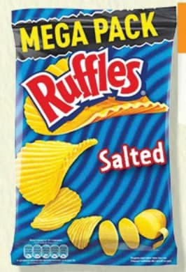 ruffles Ruffles Картофен чипс Мегапак Salted, Дар