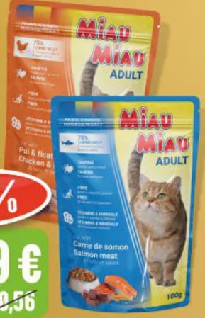 miau miau MIAU MIAU Храна за котки различни видове, Бурлекс