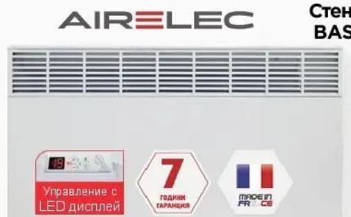 airelec Airelec Стенен конвектор BASIC PRO 2000, Технополис