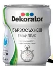 dekorator Dekorator Бързосъхнещ емайлаж, Практикер