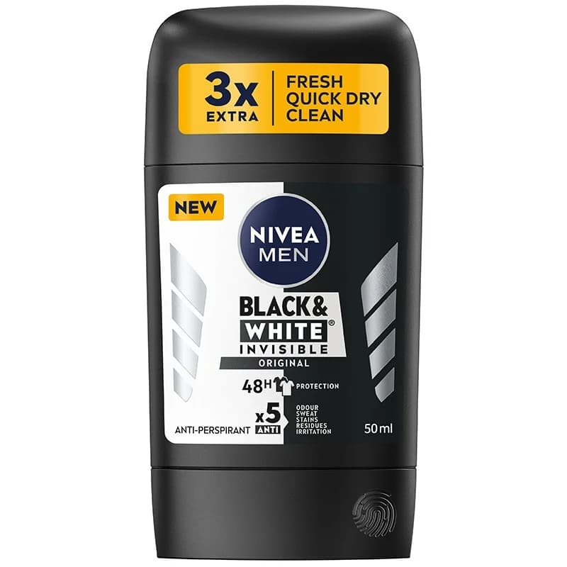 nivea Нивеа Део Стик Men Invisible on Black & White Original 50 мл, cheap.bg